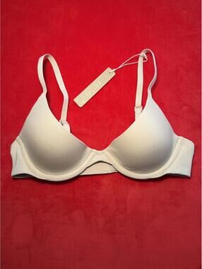 Skims Fits Everybody Scoop Plunge Bra Color Clay Size 34A